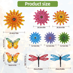 Hionfion butterfly 3D wall decor adds movement to patios.