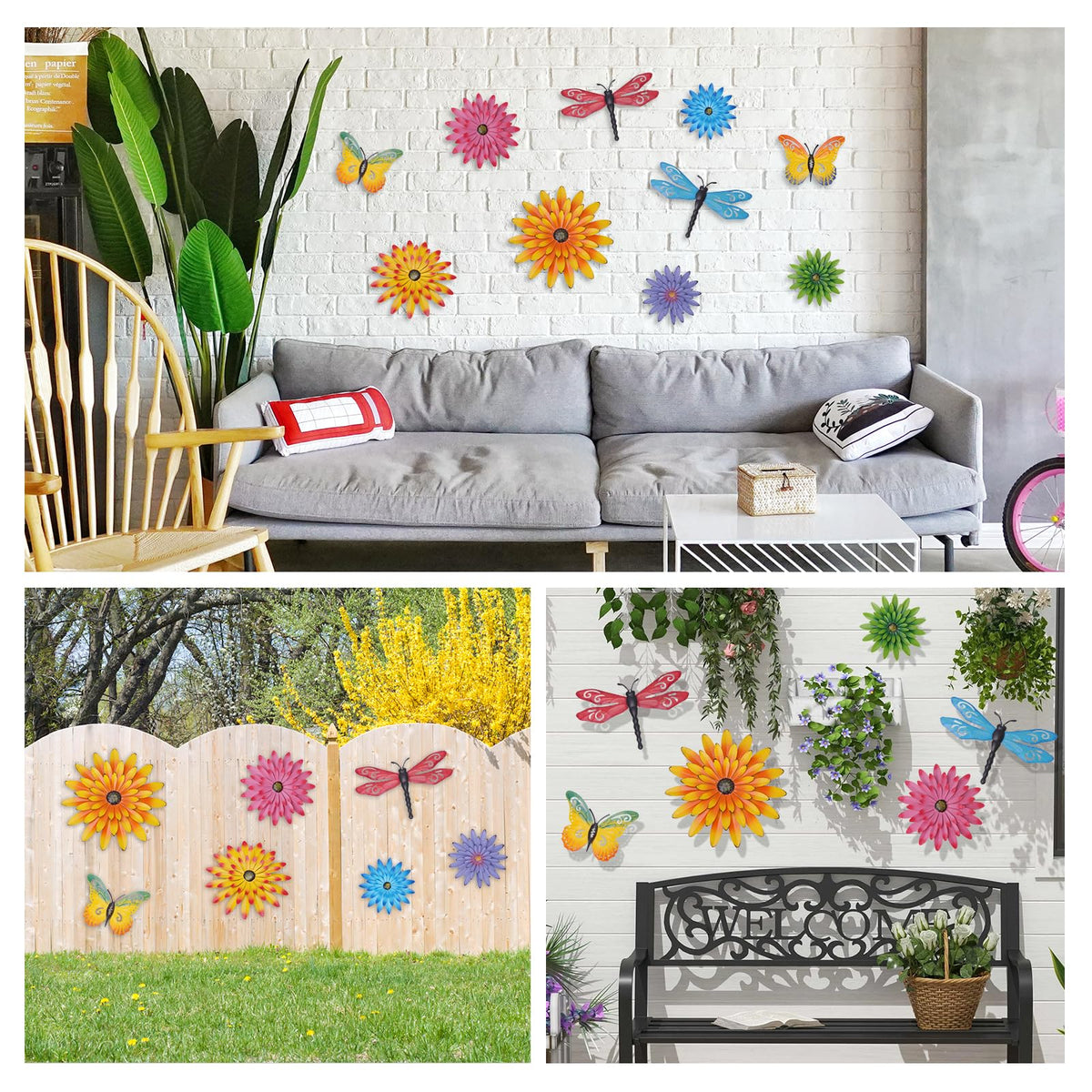 Hionfion wall art back hook enables easy, secure hanging.