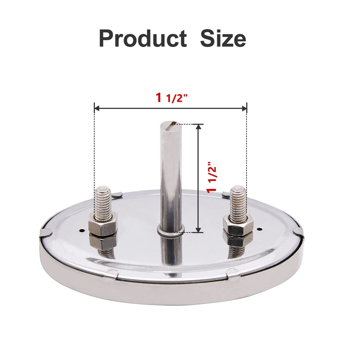 Hiorucet Grill Master 720-0697 thermometer dial for accurate heat management.