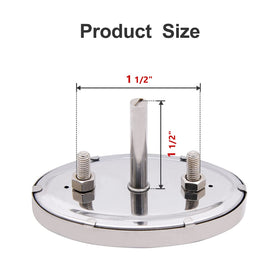 Hiorucet Grill Master 720-0697 thermometer dial for accurate heat management.