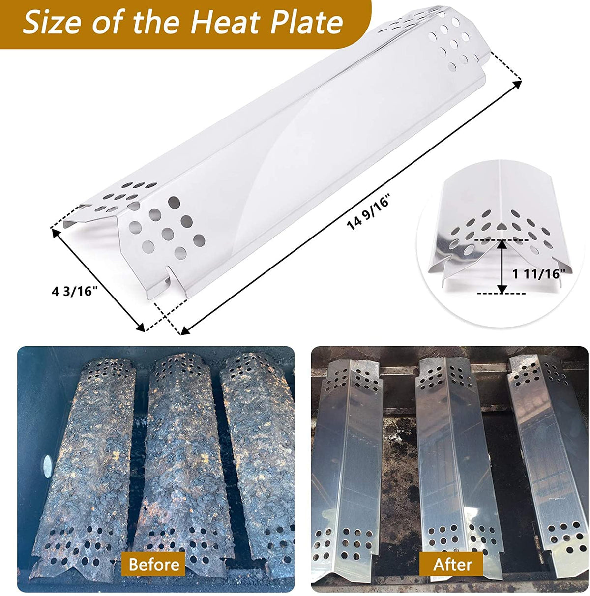 Hiorucet stainless burner tubes resist rust for longevity