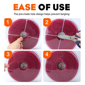 Hipa 105 trimmer line cutting efficiency with sharp edges for faster weed removal