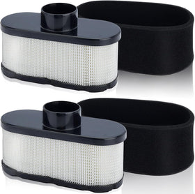Hipa 11013-0752 air filter kit for Kawasaki FR691V, front view, includes pre-filter.