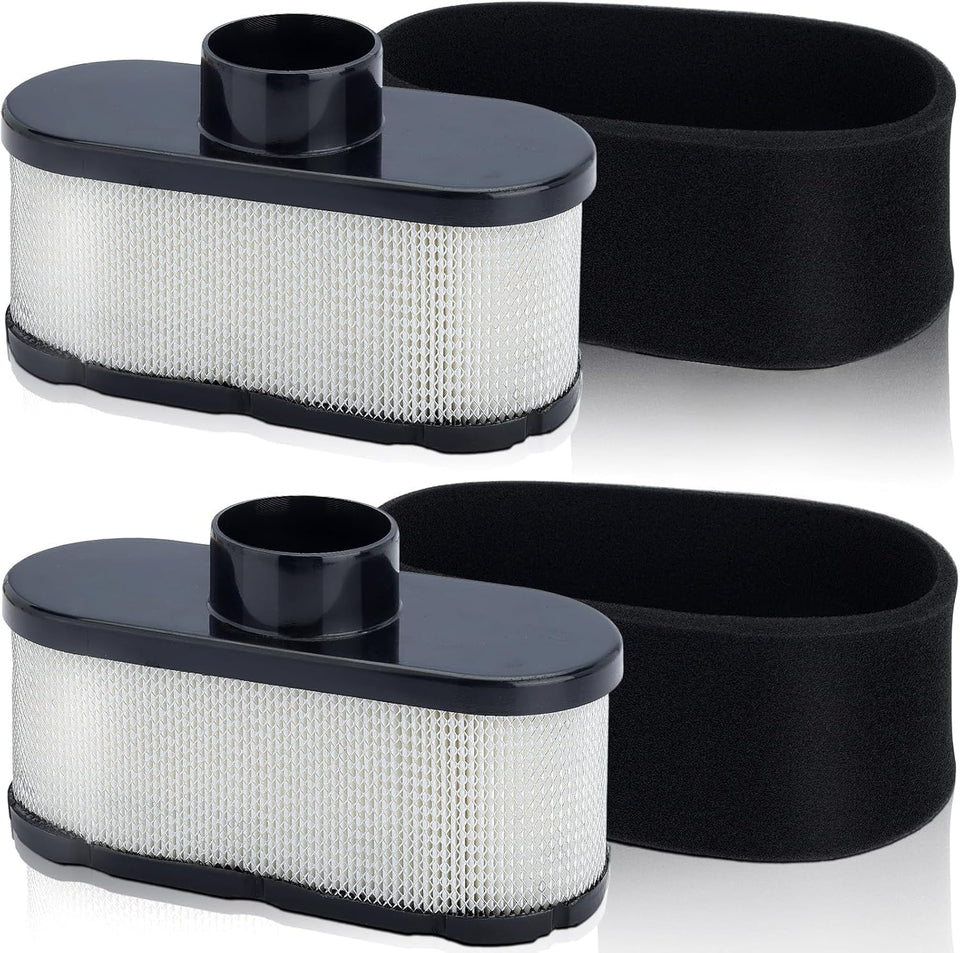 Hipa 11013-0752 air filter kit for Kawasaki FR691V, front view, includes pre-filter.