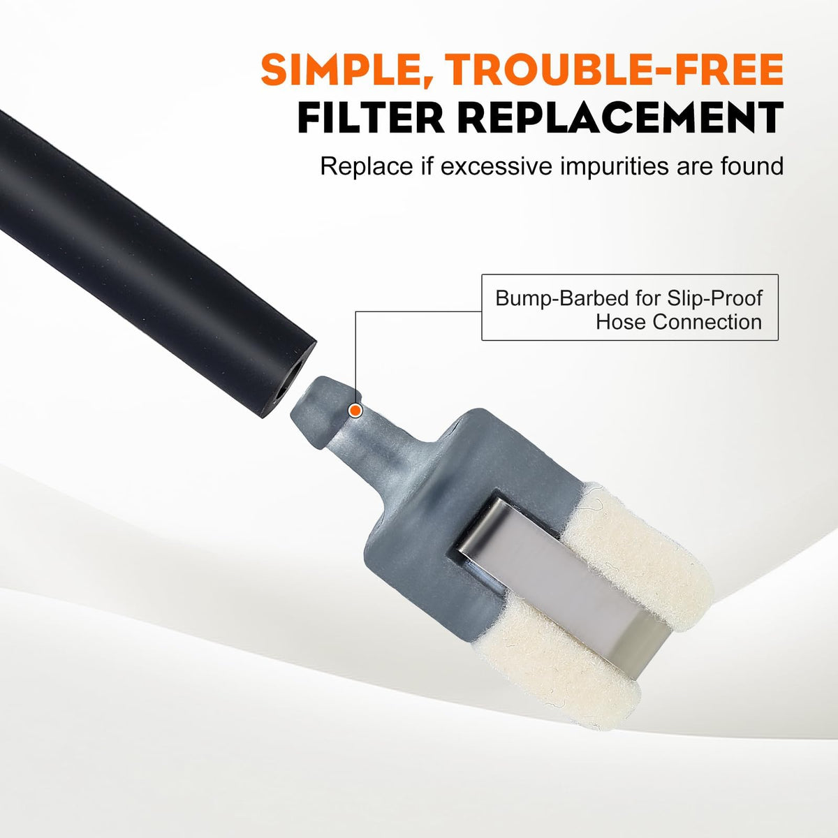 Hipa 125-527 fuel filter for Echo PB250 blower supports consistent performance