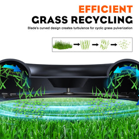 Hipa 131-4547-03 durable cutting action in lawn mowing