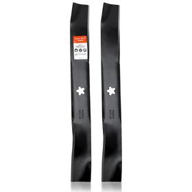 Hipa 134149 mulching blades assembly for 42-inch decks, durable alloy steel for even mulching.