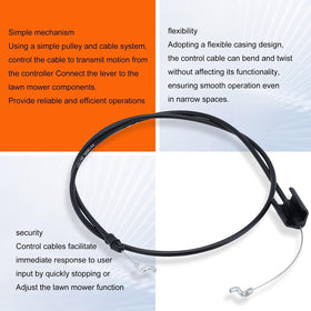 Hipa 183281 replacement throttle cable for Craftsman 917 series compatibility