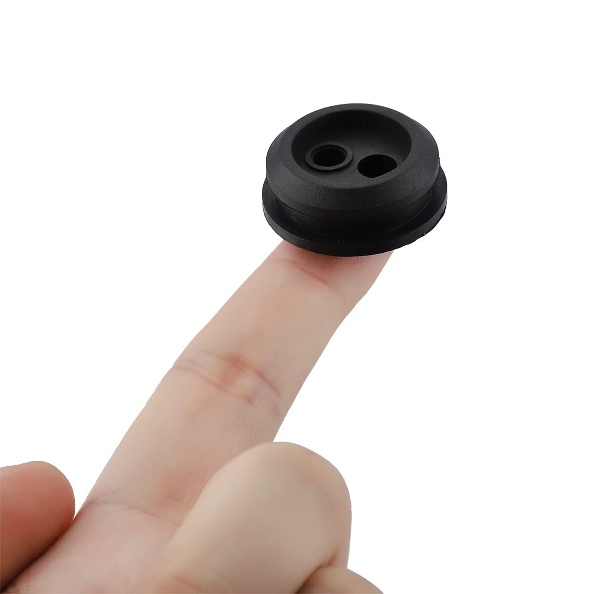 Grommet with precise inner diameter supports snug fuel lines for reliable fits.