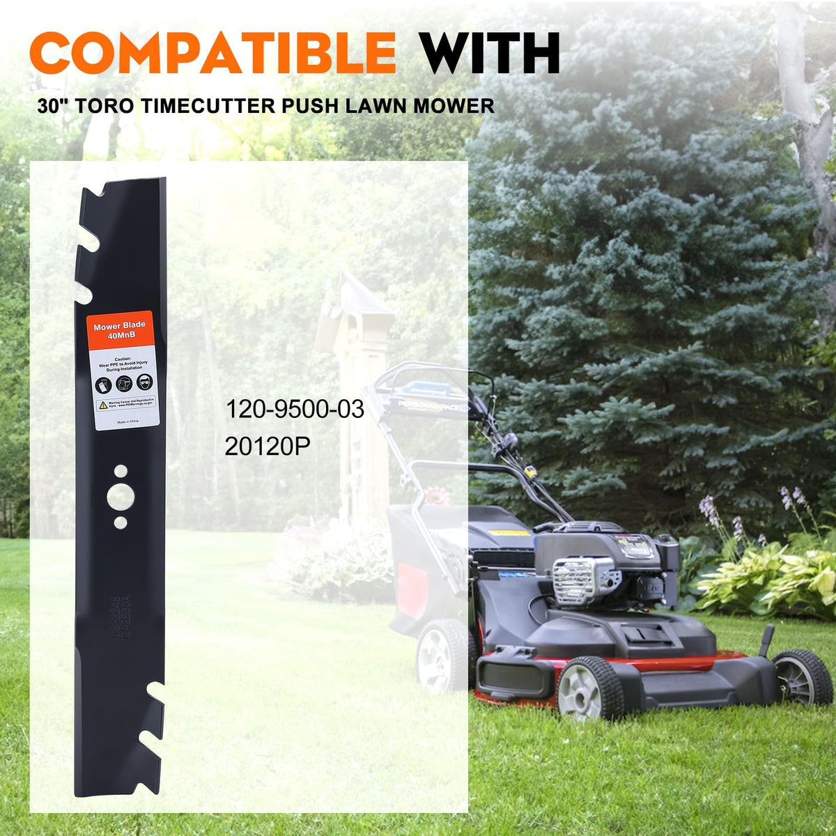 Hipa 2-pack 30-blade set shown ready for installation on Toro Time Master.