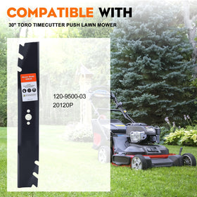 Hipa 2-pack 30-blade set shown ready for installation on Toro Time Master.