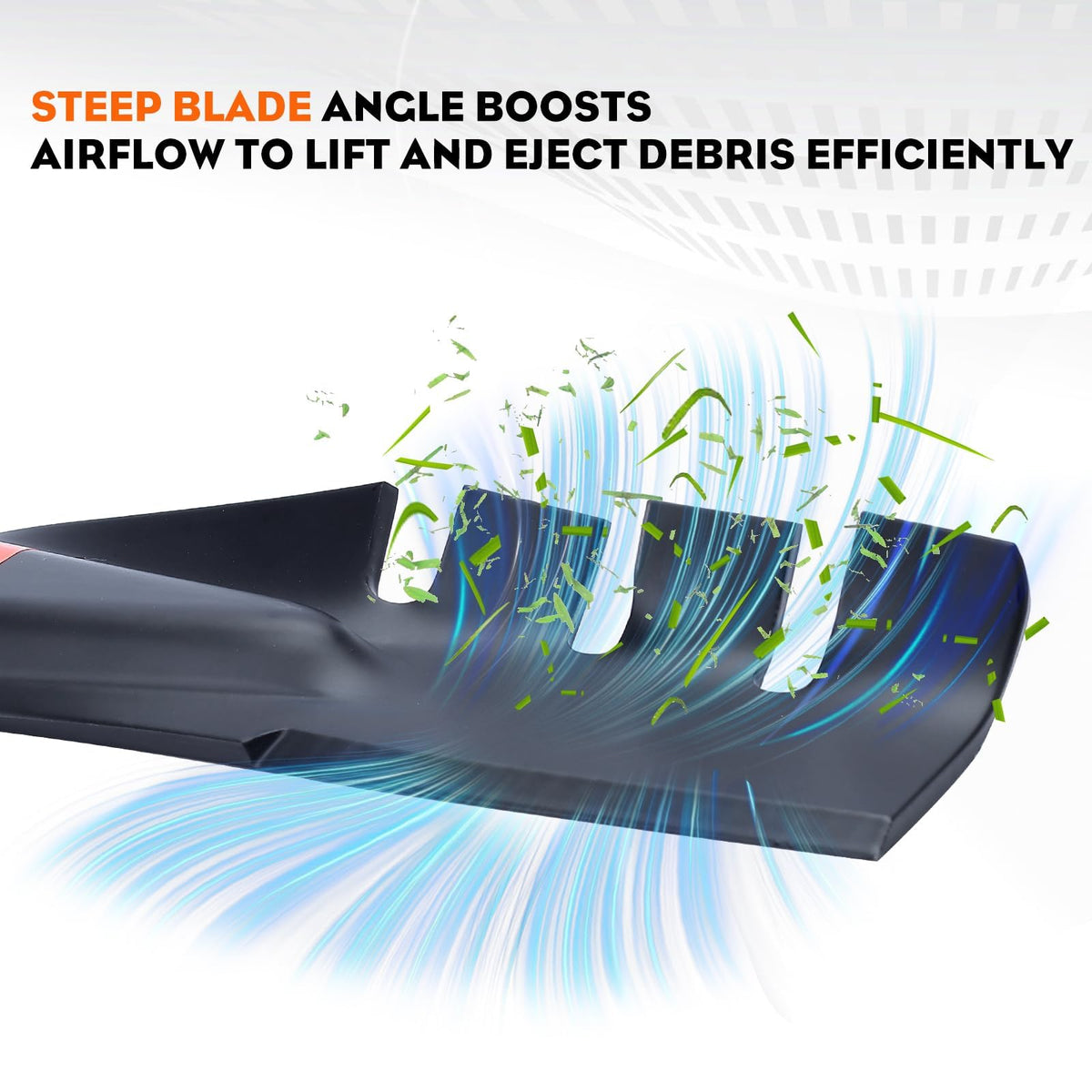Hipa 2-pack mulching blades for 42-inch mowers
