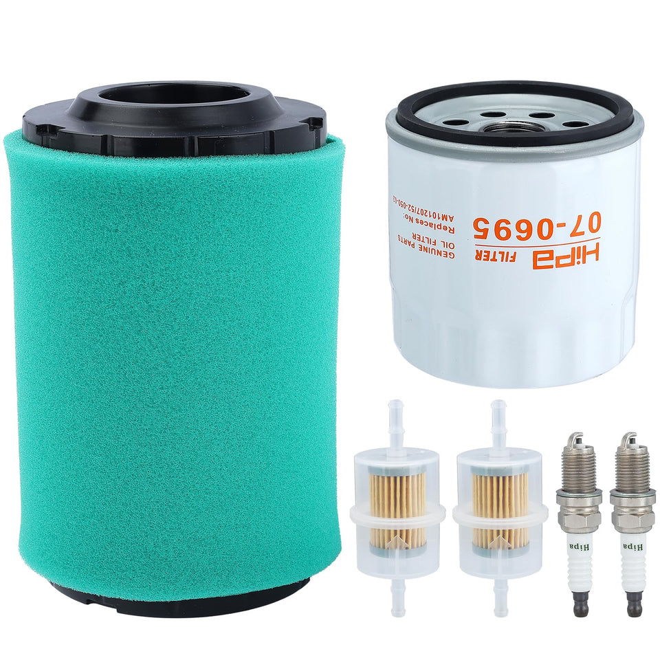 Hipa 32-083-13-S air filter on Kohler engine for cleaner air intake.