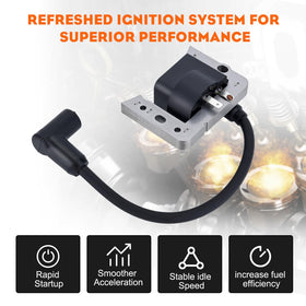 Close-up of Hipa 34443D ignition coil highlighting solid-state construction.
