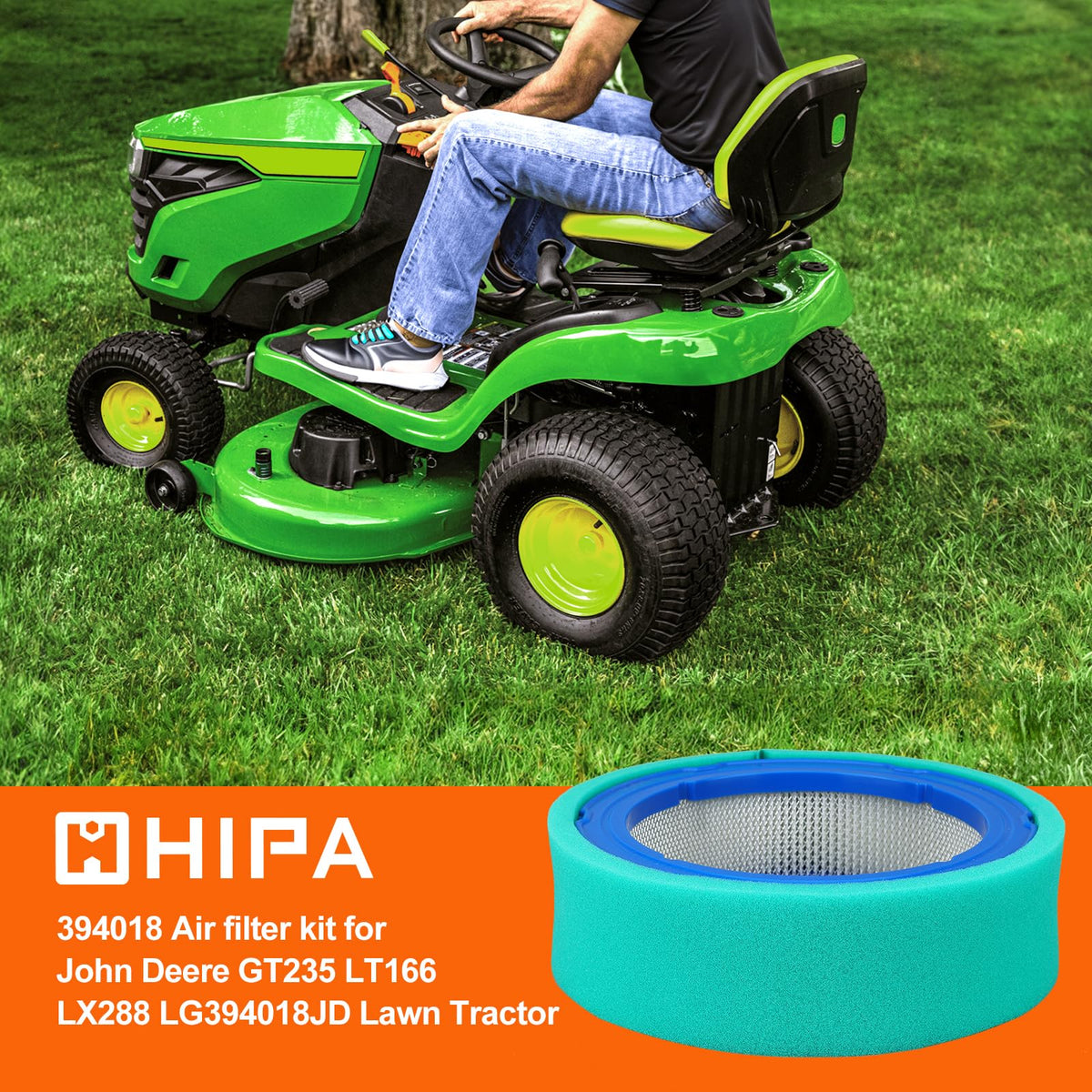 HIPA 394018S air filter closeup mesh highlights high-density filtration