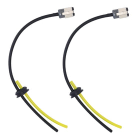 Hipa fuel line two-hole grommet assembly for Husqvarna, supports secure fuel flow