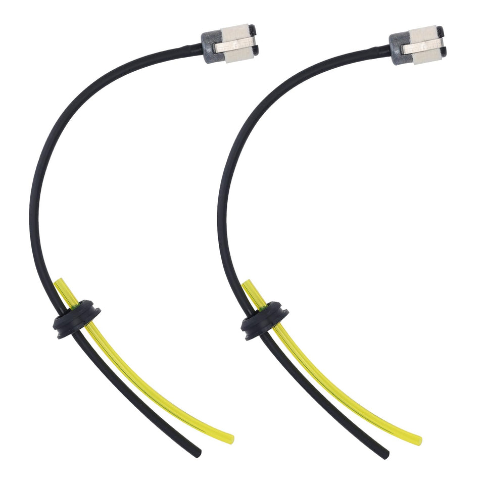 Hipa fuel line two-hole grommet assembly for Husqvarna, supports secure fuel flow