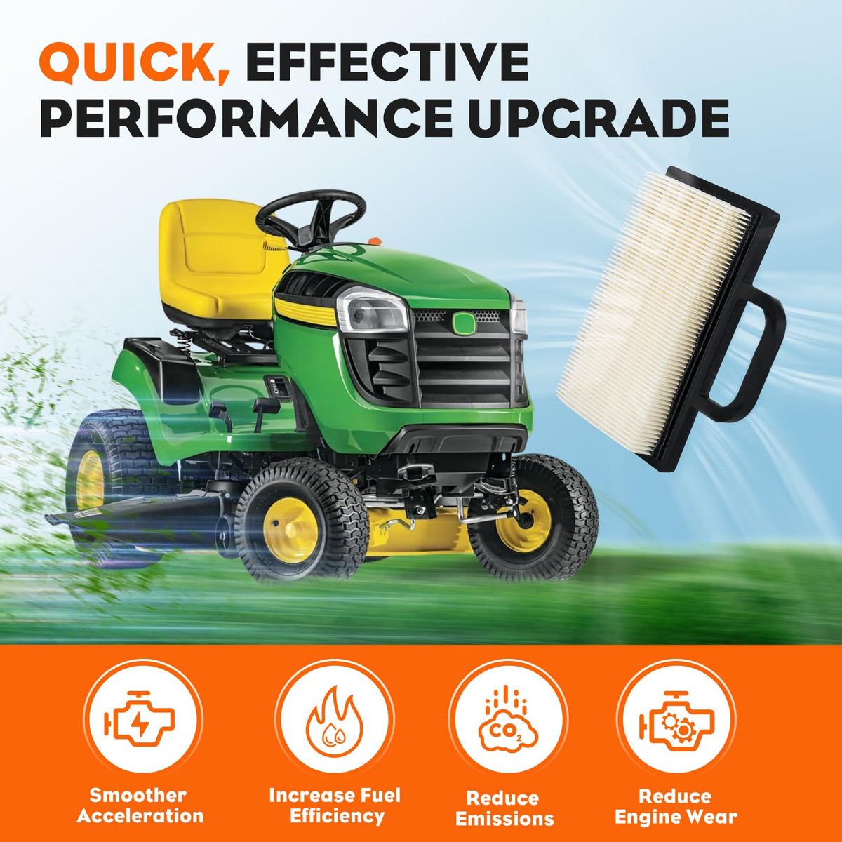 Hipa 499486 fuel filter included for cleaner fuel path