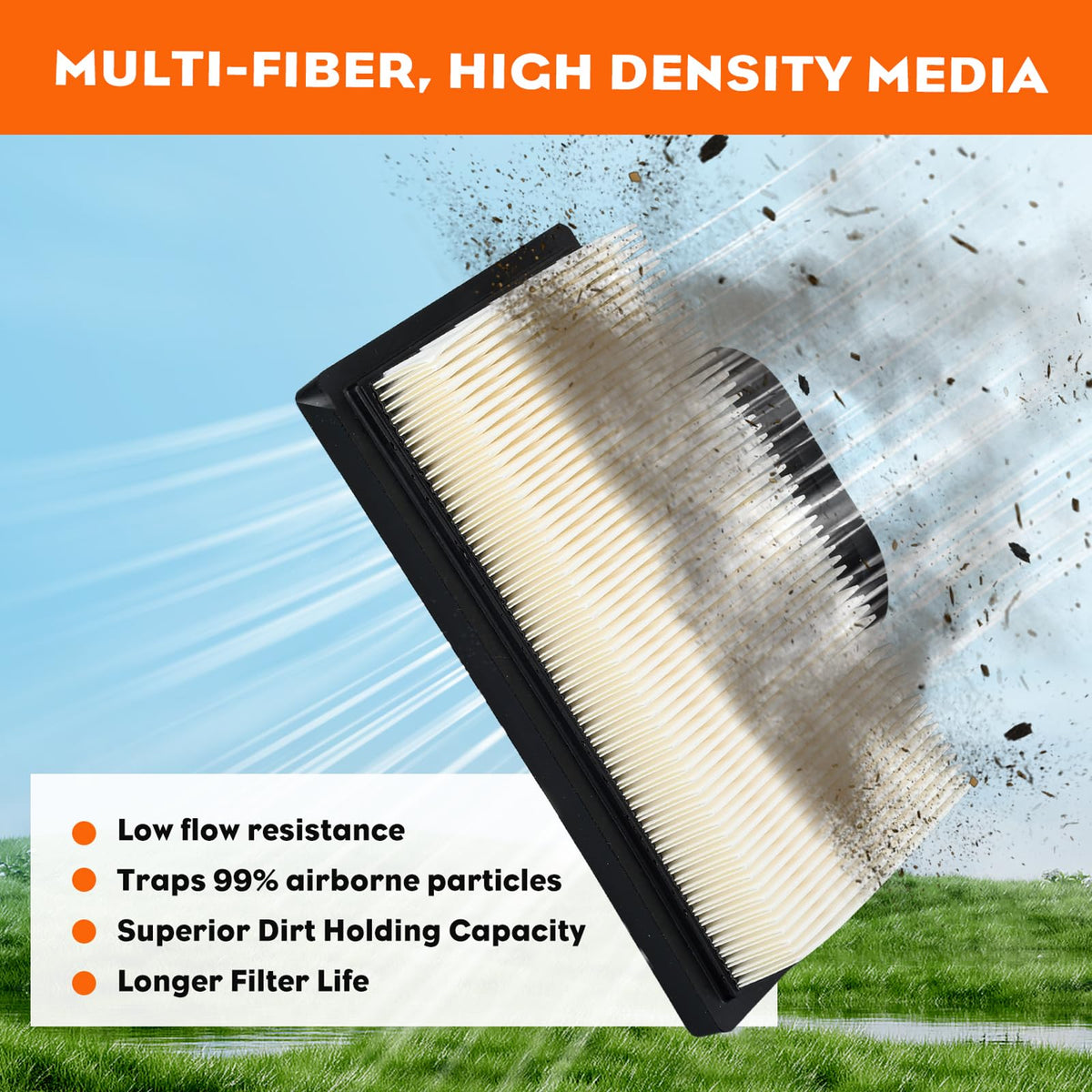Hipa 499486 oil filter included for better lubrication protection