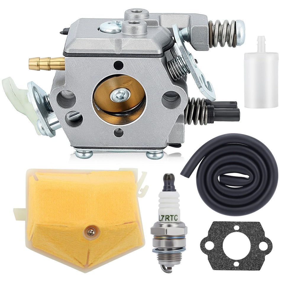 Hipa 503281504 carburetor for Husqvarna 51/55 with enhanced starting and idle performance