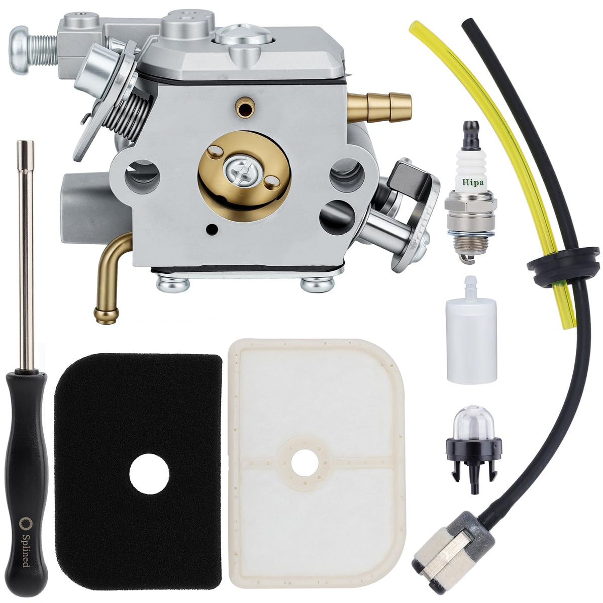 Hipa 584901401 carburetor for Husqvarna 525L series ensures consistent fuel mix.