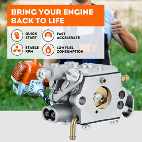 Hipa fuel filter helps clean fuel flow to the engine.