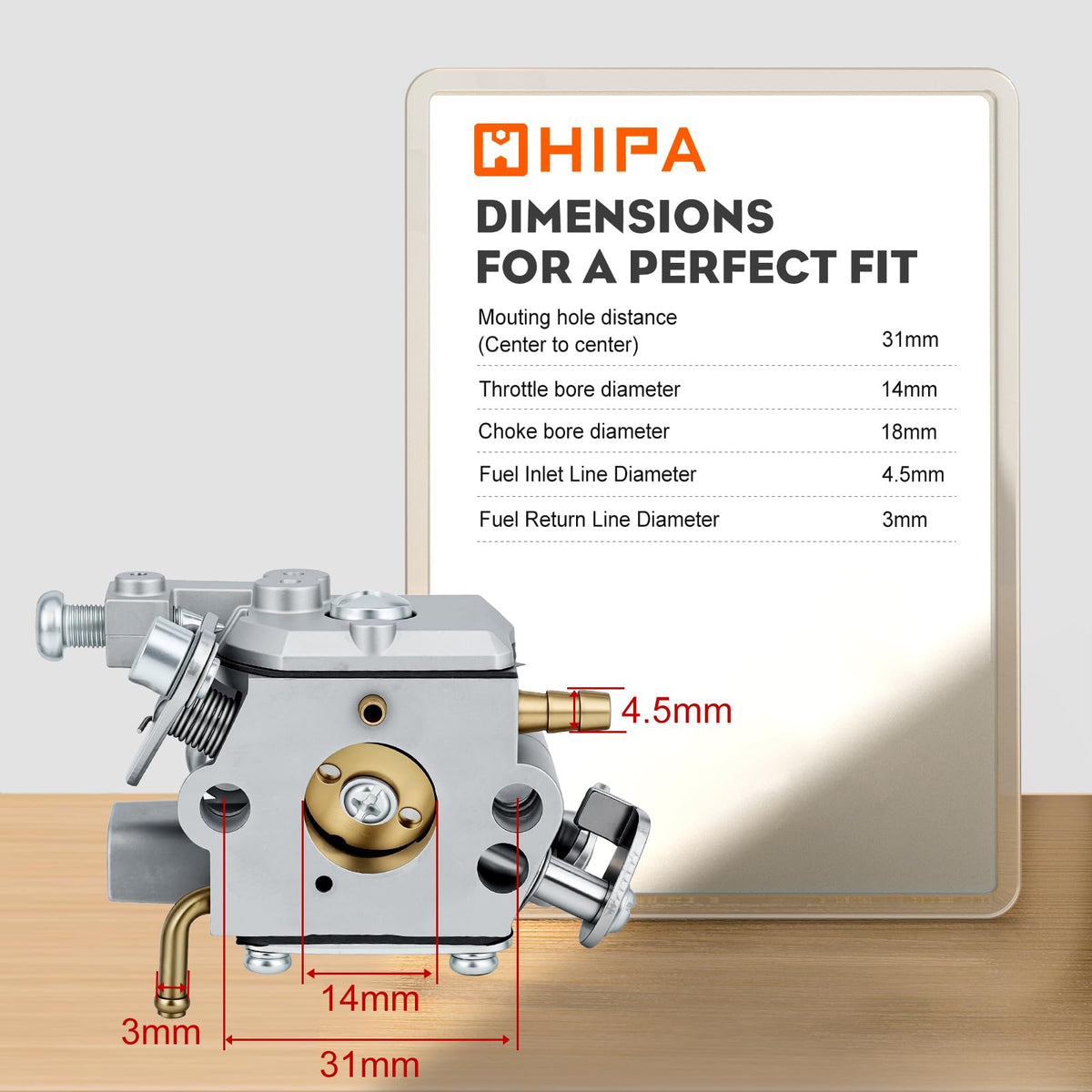 Hipa primer bulb aids quick start for busy jobs.
