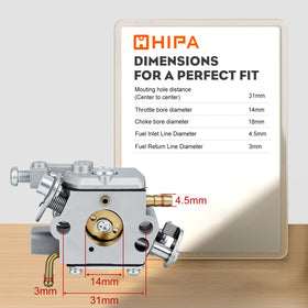 Hipa primer bulb aids quick start for busy jobs.