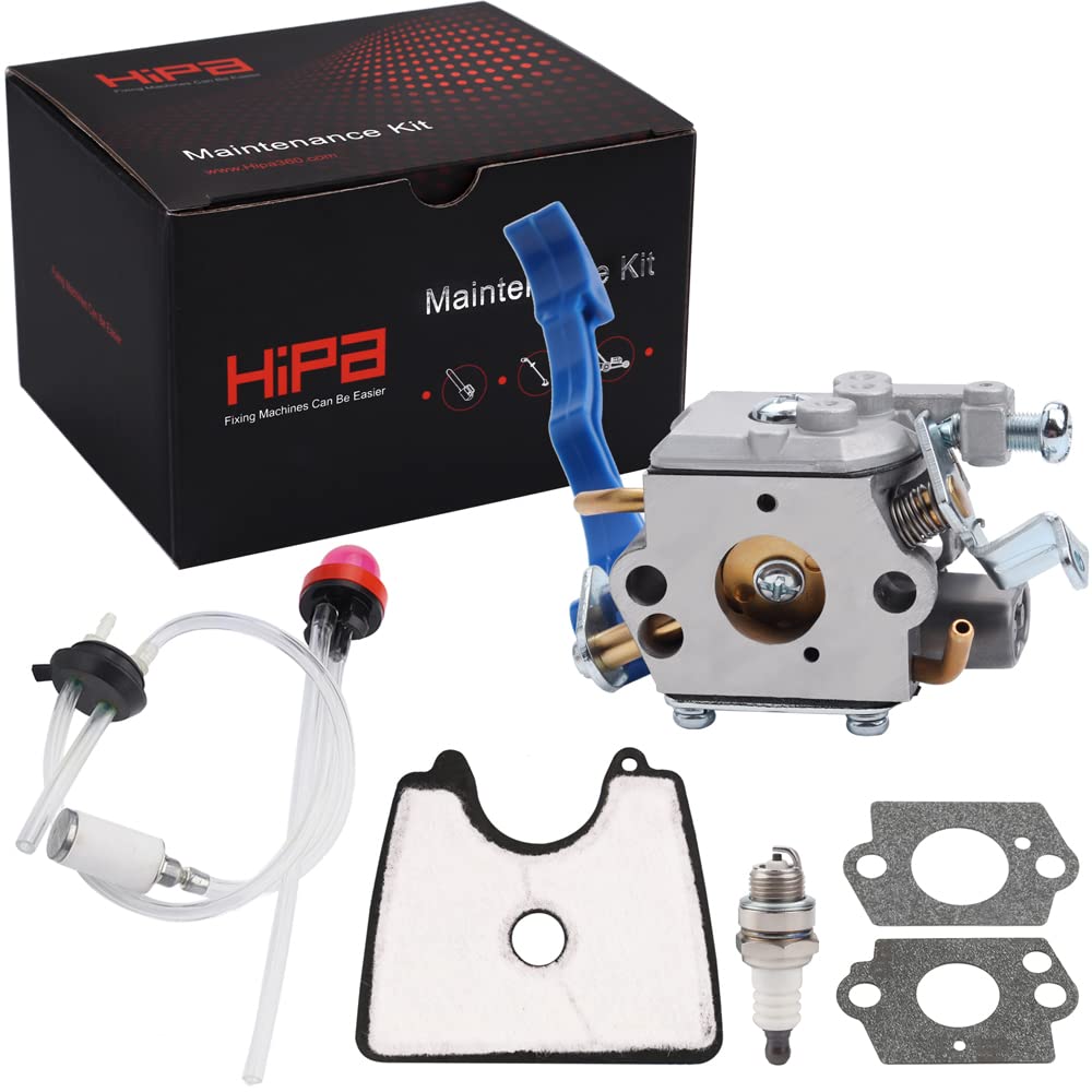 Hipa 590460102 carburetor kit assembly detail improves tune for Husqvarna 125B
