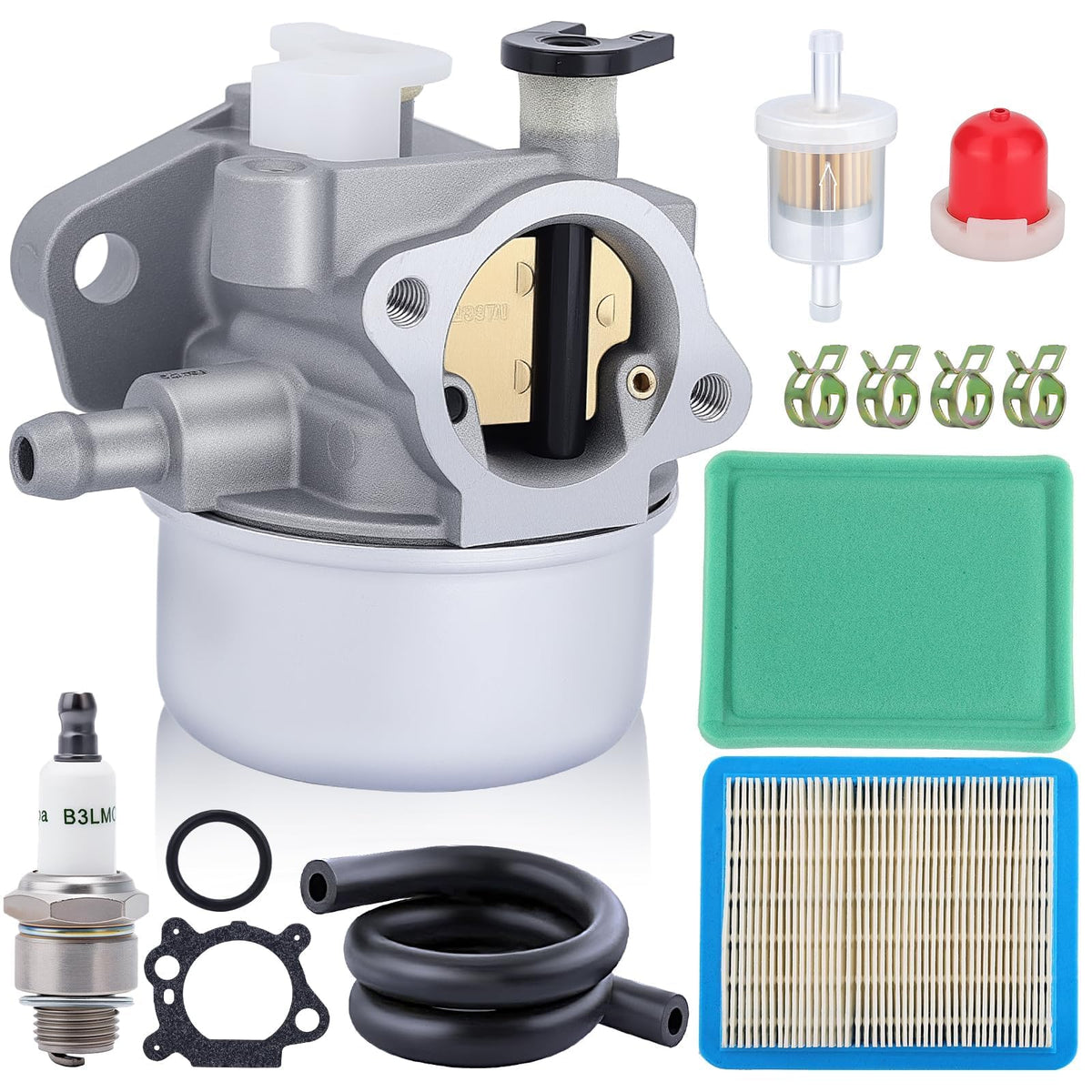 Hipa 6.75 carburetor assembly for quick replacement on compatible mowers.