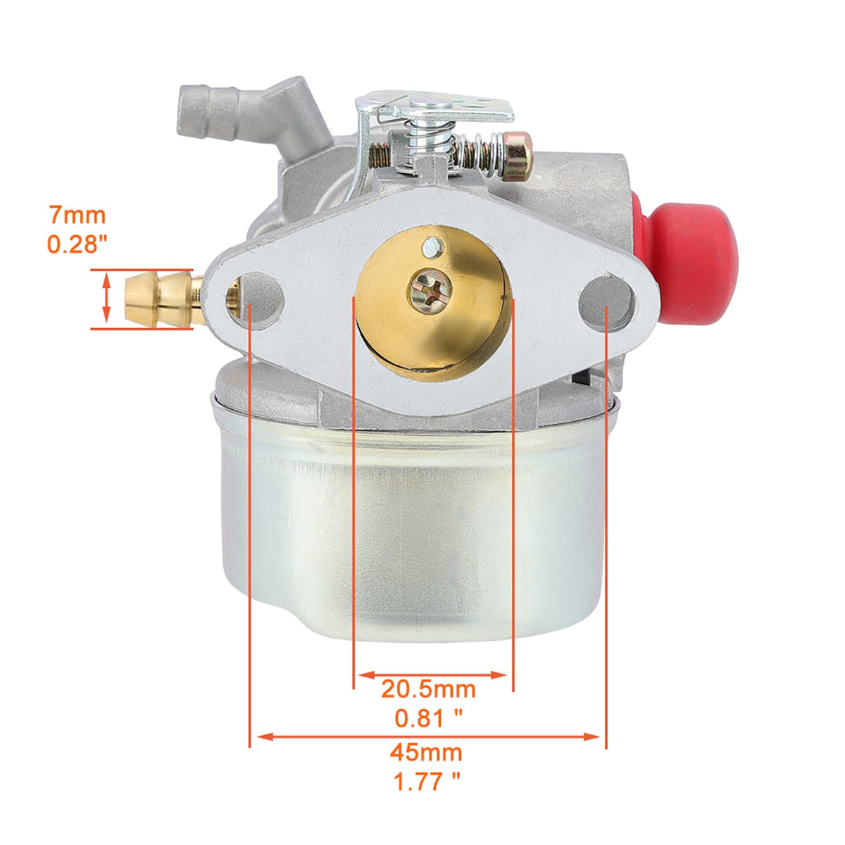 Hipa 640025C carburetor for Tecumseh OHV series supports smooth idle performance.