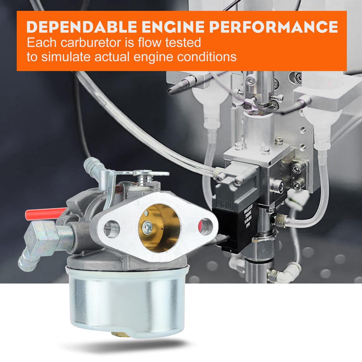 Hipa 640350 carburetor kit included parts for complete replacement