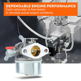 Hipa 640350 carburetor kit included parts for complete replacement