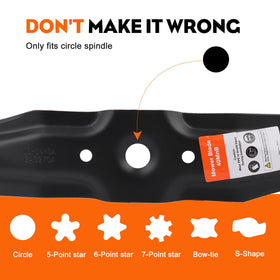 Hipa 72511-vl0-s00 blade rotary for precise mulching