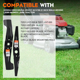 Hipa 72531-vh7-000 blade upper rotary for reliable lawn cuts