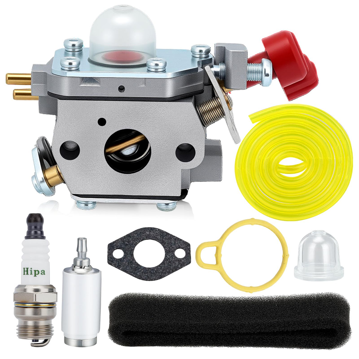 Hipa 753-06288 carburetor for Troy-Bilt TB35EC improves starting and idle performance.