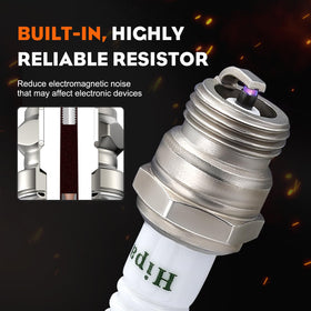 Triple seals on the HIPA spark plug prevent leaks.
