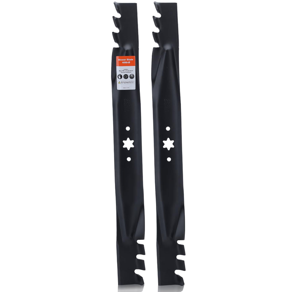 Hipa 942-04290 46-inch mulching blade with 6-point star mount for Cub Cadet.