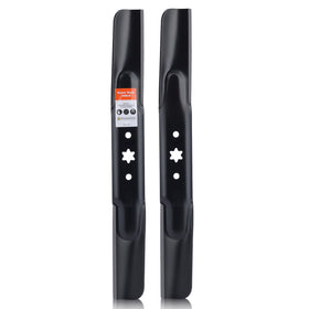 Hipa 942-04308 high lift blade side view enhances airflow for quick cutting