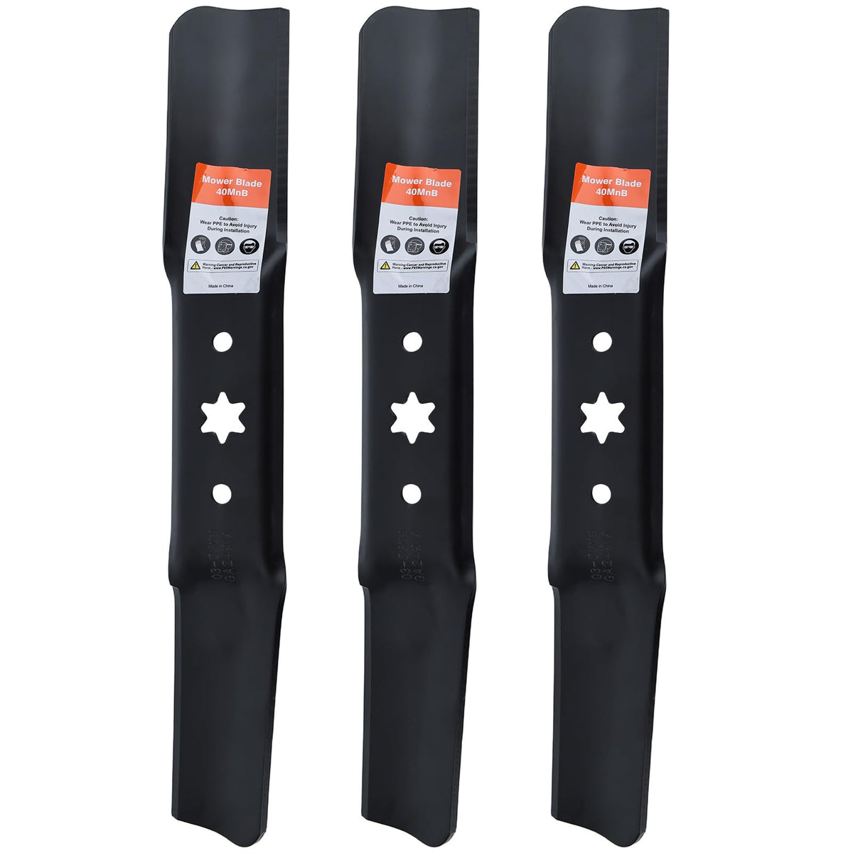Hipa 942-05052A high lift blade with 6-star mount for Cub Cadet ZT1 improves grass pickup.