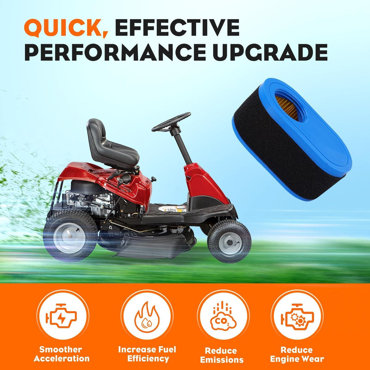 Hipa 951-12260 compatibility list for a wide range of riding mowers.