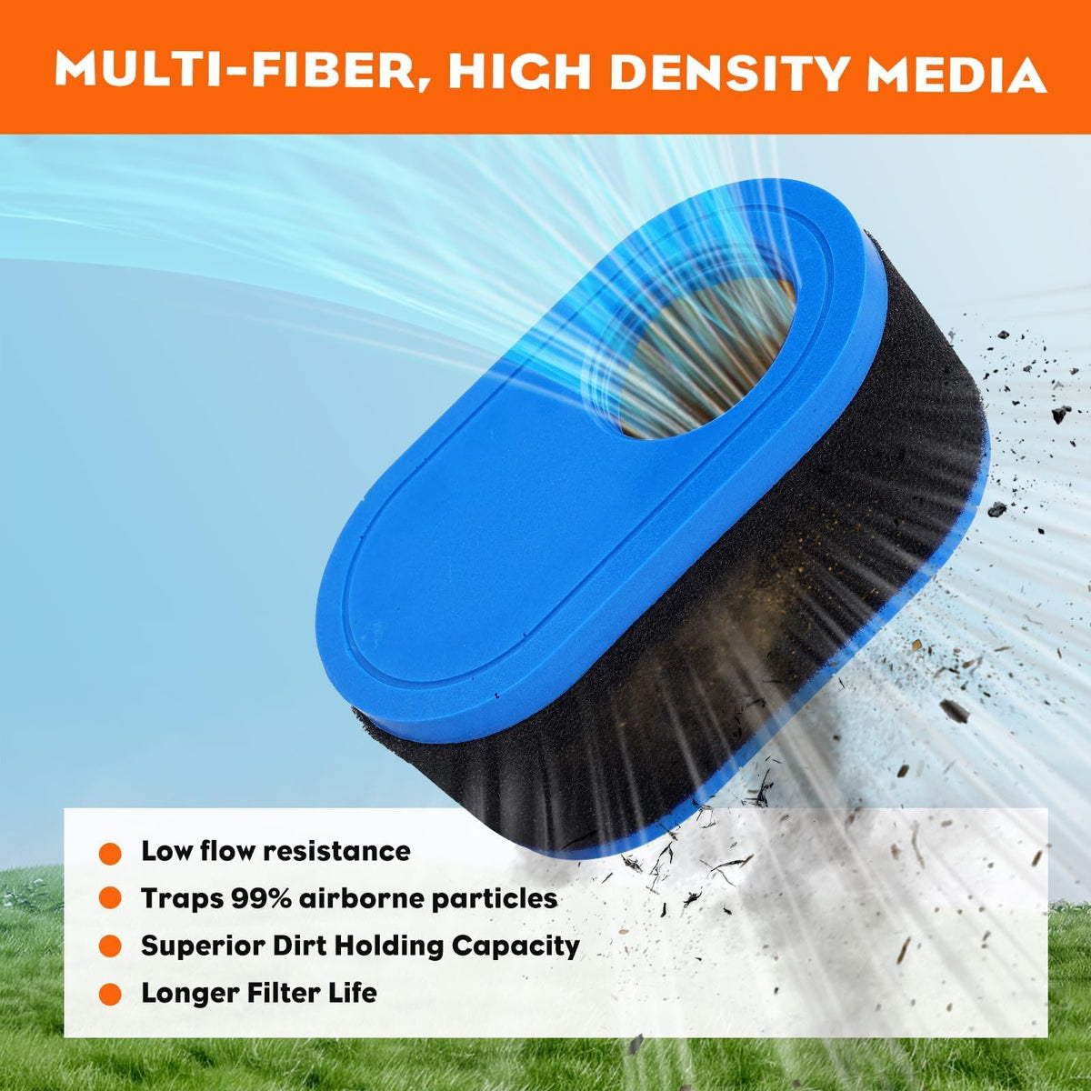 Hipa 951-12260 fuel filter protects fuel path for consistent performance.