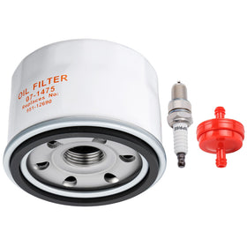 Hipa 951-12690 oil filter close-up, durable filtration for lawn mower engines.