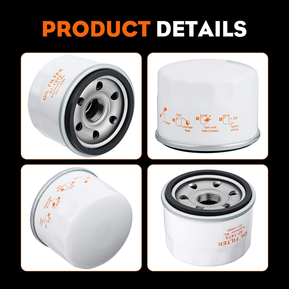 Hipa filter resting on mower components signals dependable maintenance.