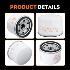 Hipa filter resting on mower components signals dependable maintenance.