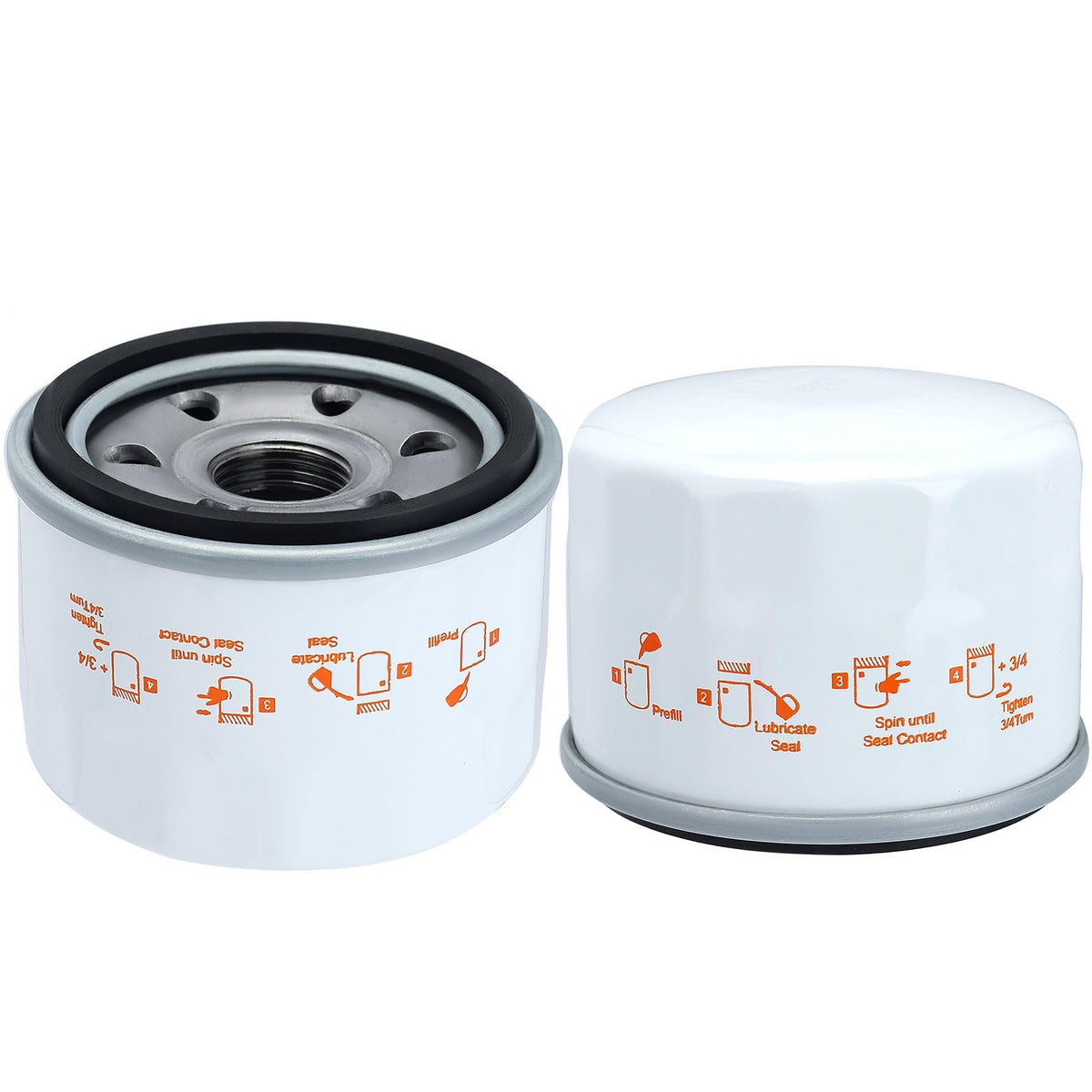Hipa 951-12690 oil filter pack ready for replacement on compatible lawn mowers.