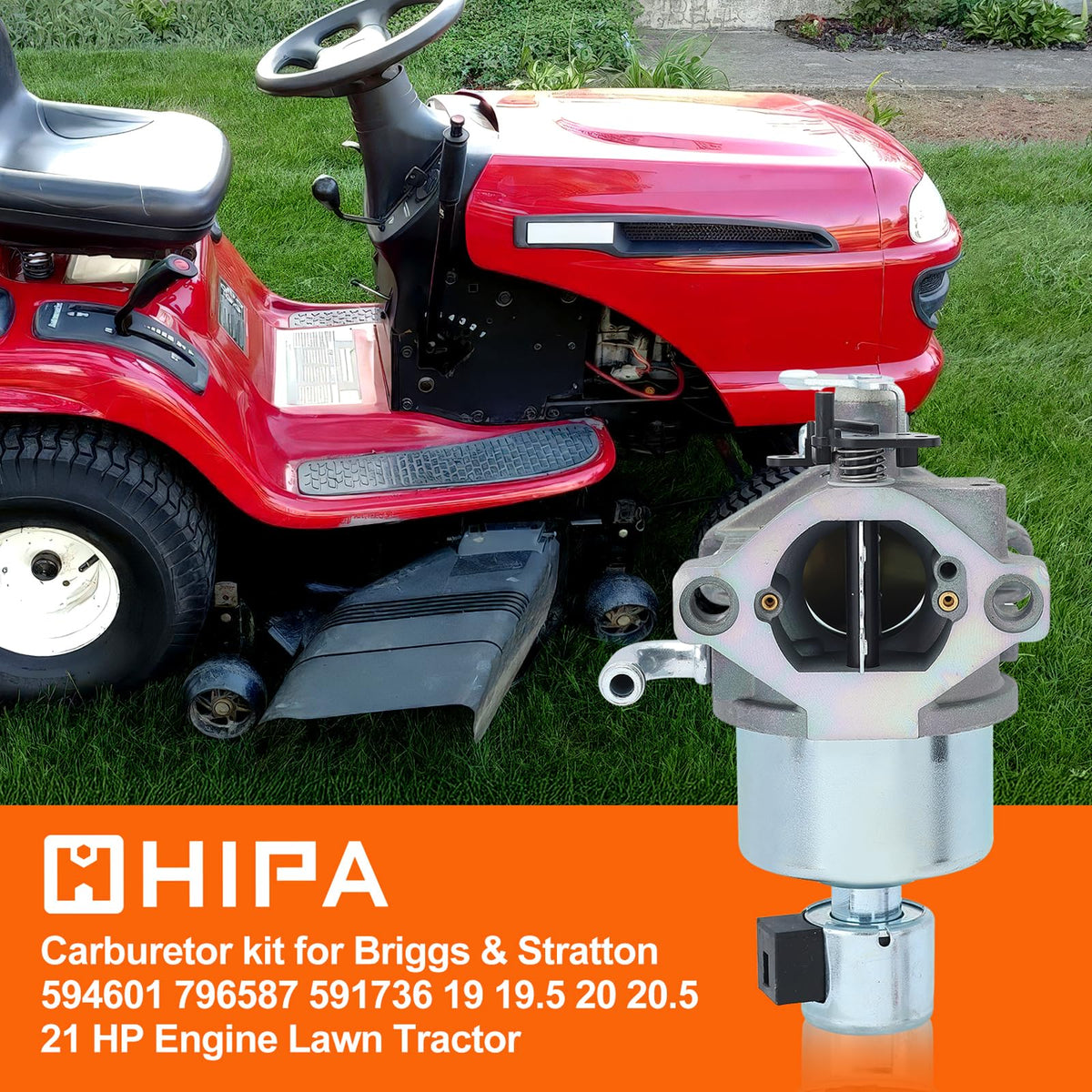 Hipa 795115 air filter for Brigg Stratt improves air intake protection