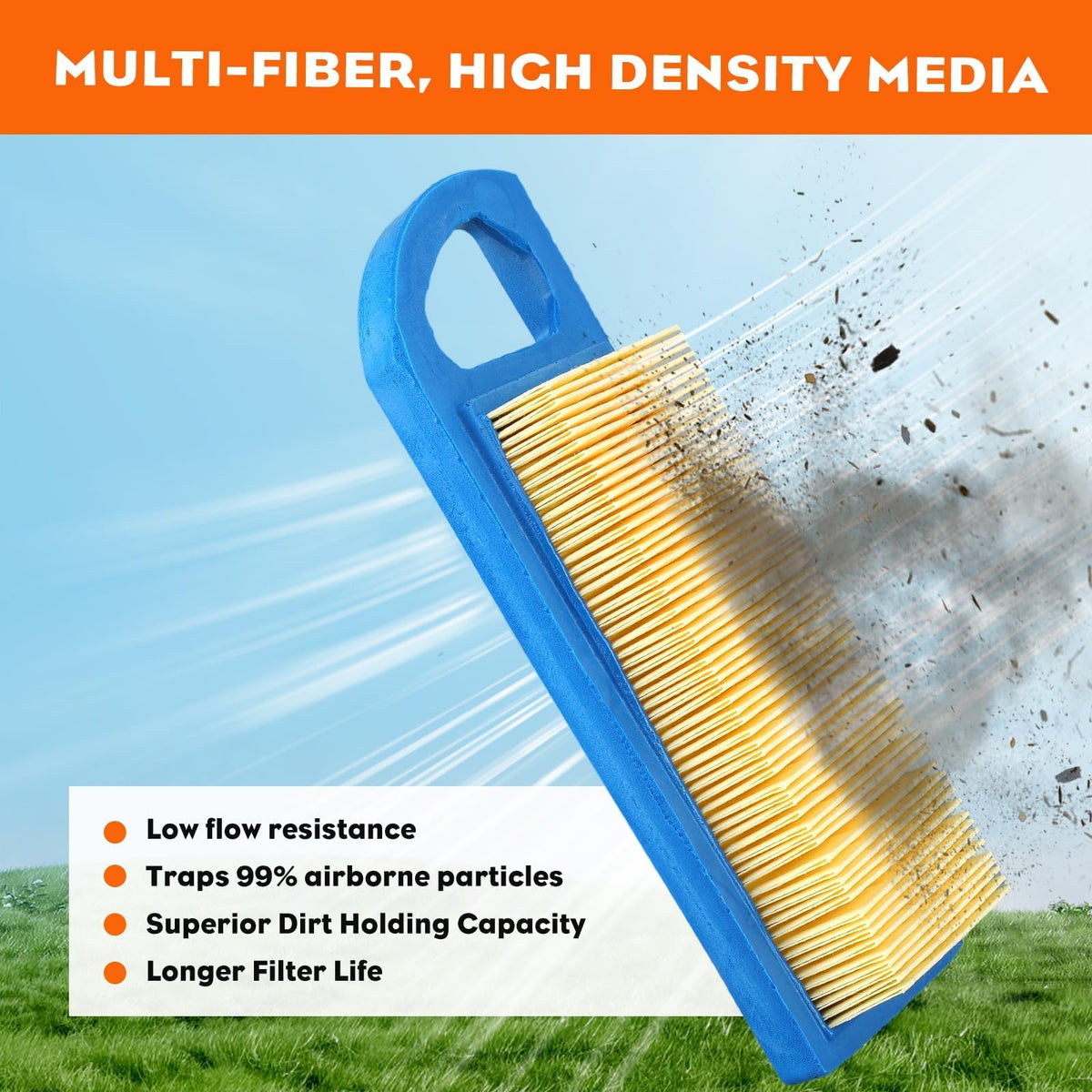 HIPA gy20573 compatible air filter ensures better engine breathing.