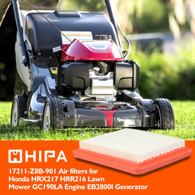 Hipa air filter for Honda GCV series ensures proper filtration and engine breathing.
