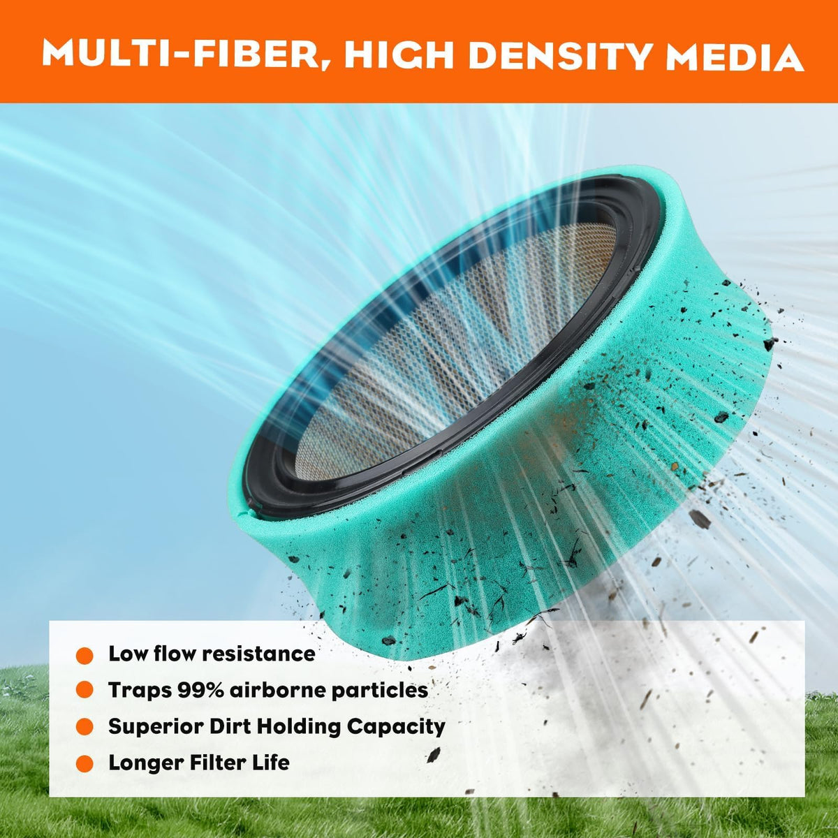 Hipa air filter easy install step visual for DIY replacement.